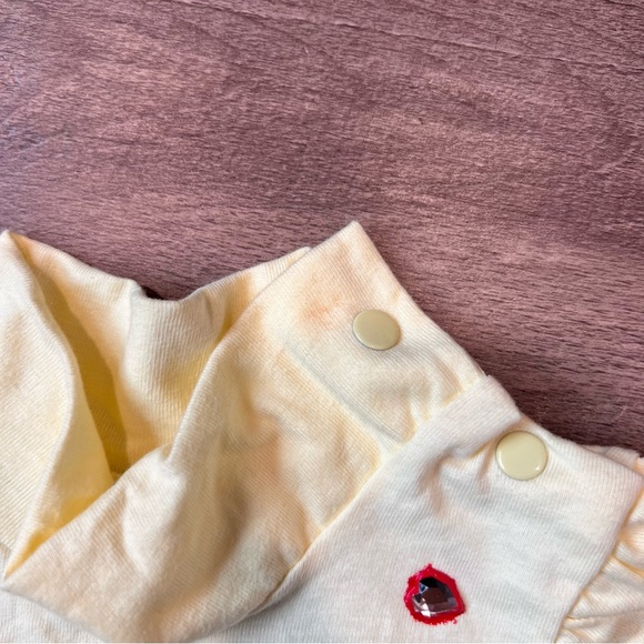 VTG Little by Little 2-Piece Long Sleeve & Puff Paint Sweater Jacket Set 0/6m - Picture 12 of 16